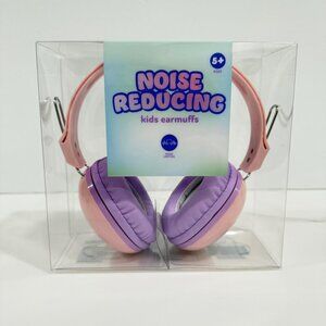 Vivitar Kids Ages 5+ Noise Reducing Earmuffs Headphones Pink Purple NEW